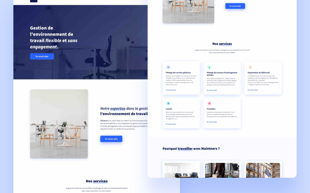 Site vitrine | Maintners