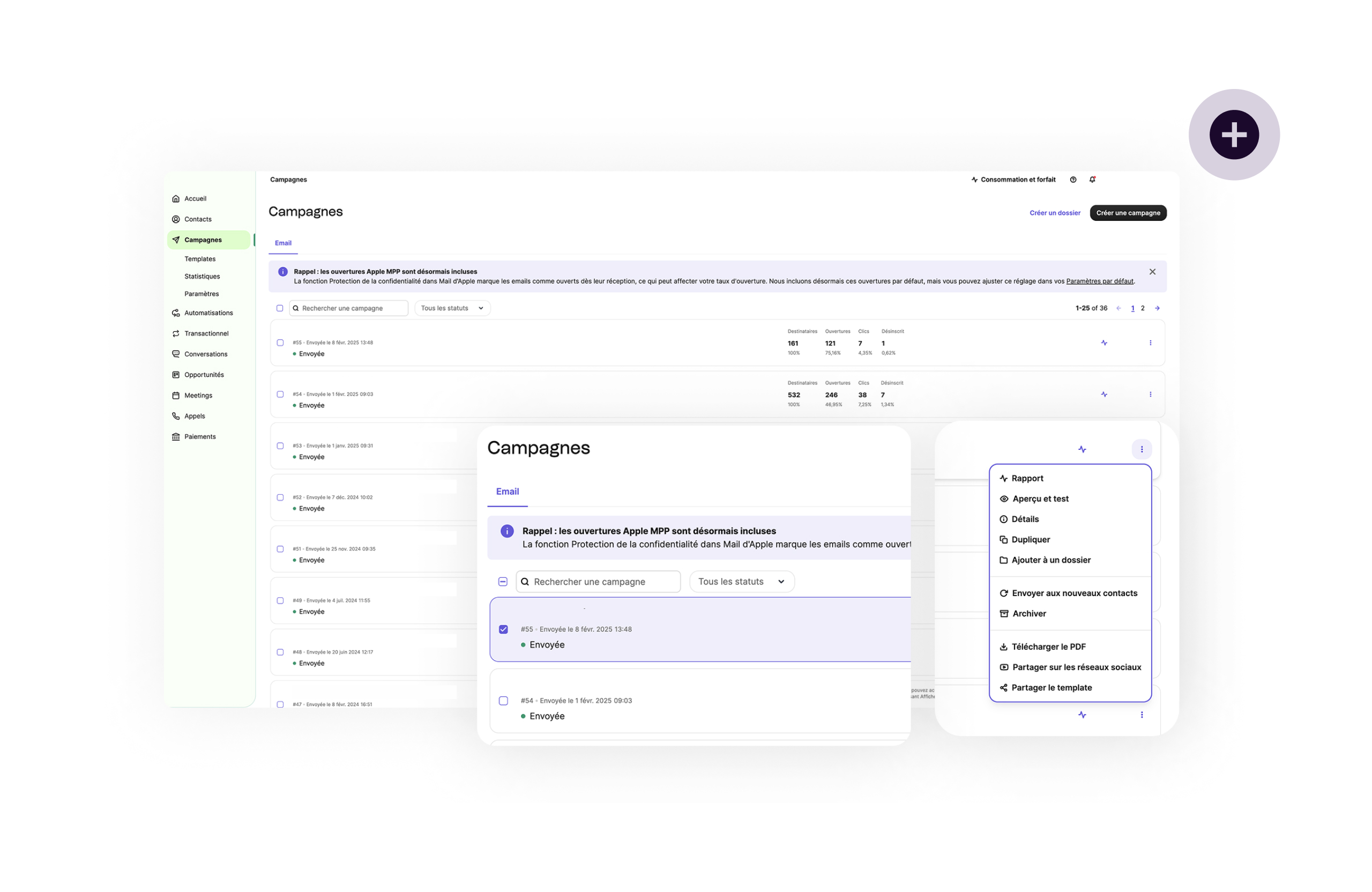 dashboard ux ui crm elise bouet